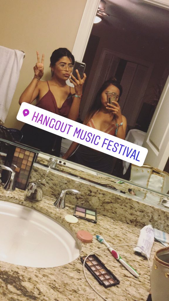 Day 1 with my day one! #hangoutmusicfestival 💕🙌🏾