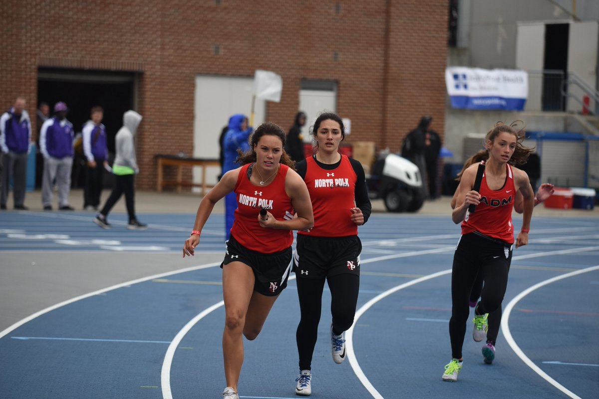 Congrats to <a href="/NPGirlsTrack/">NP Girls Track</a>'s distance med team of Eva Schoenberg, <a href="/macygill8/">Macy Gill</a>, Maria Gorham and <a href="/AmeliaLesher/">Amelia Lesher</a> for placing 4th in 3A at state!