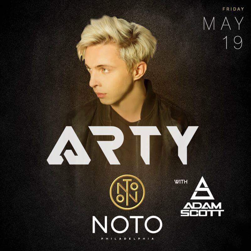 EDMPENN's tweet photo. TONIGHT: @arty_music and @djadamscott play @NOTOphl!!!  https://t.co/sK8F0XTqmv. #arty #djadamscott #notophl #partywitharty https://t.co/6lKakdTOB3