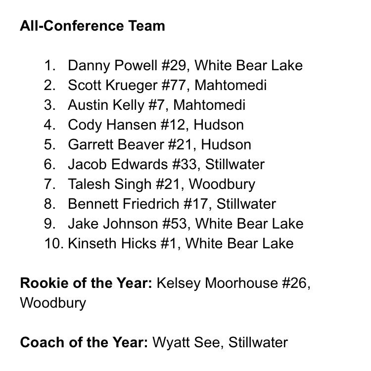 Your 2017 <a href="/MinnesotaUlt/">Minnesota Ultimate</a> #ClassicSuburban All Conference Team!