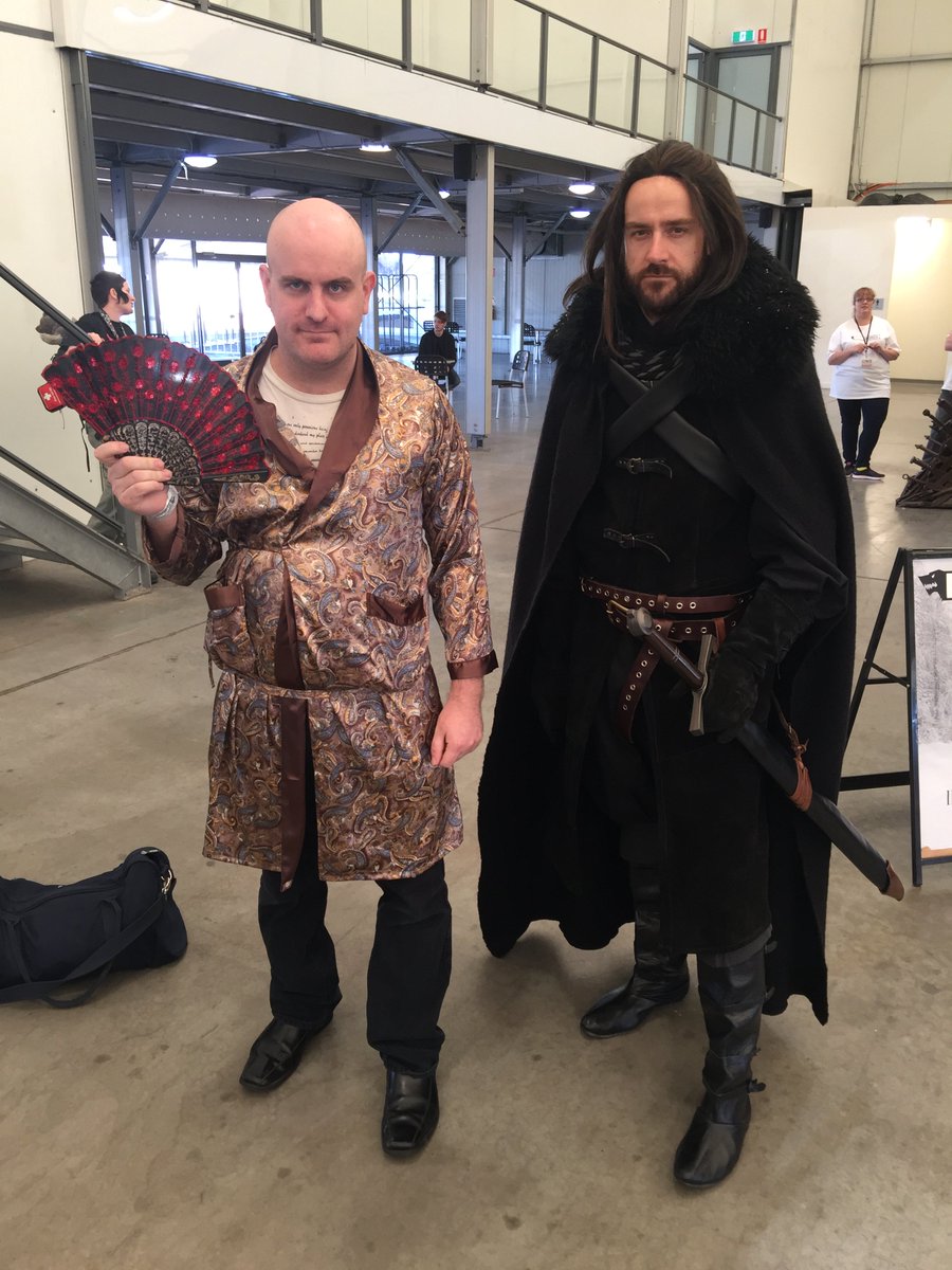 Aerohaveno's tweet image. Some serious cosplay going on at @ThronesCon in Melbourne: