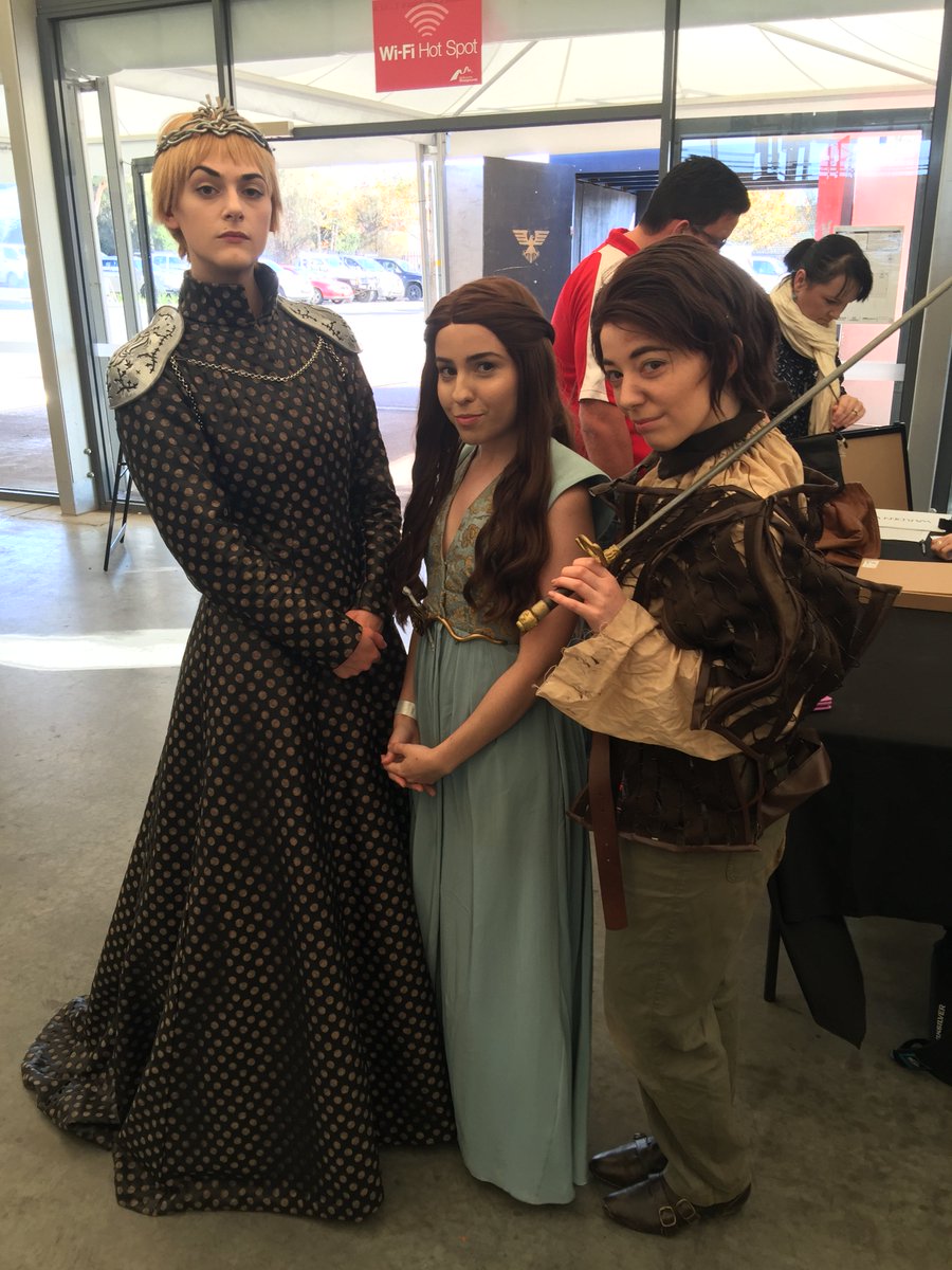 Aerohaveno's tweet image. Some serious cosplay going on at @ThronesCon in Melbourne: