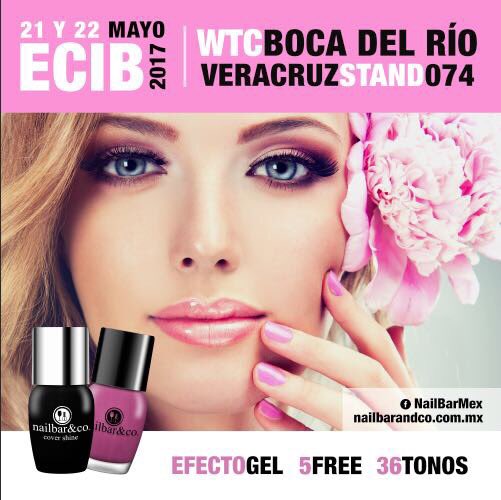 KanafyCo's tweet photo. ¡@KanafyCo NailBar&amp;Co presente en #ECIB2017! Exclusivo esmalte libre de químicos dañinos ¡Te esperamos este 21 y 22 de mayo en Wtc Veracruz! https://t.co/XwSRHPXz6h