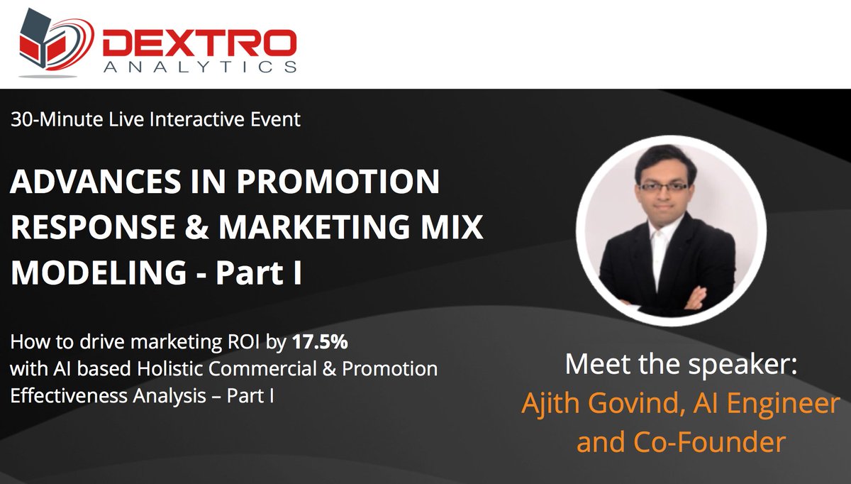 Dextroanalytics's tweet photo. On May 23rd at 1 pm EST, learn how AI is disrupting pharma marketing. Register at: https://t.co/undC14IiEW https://t.co/r8if4L3t9p