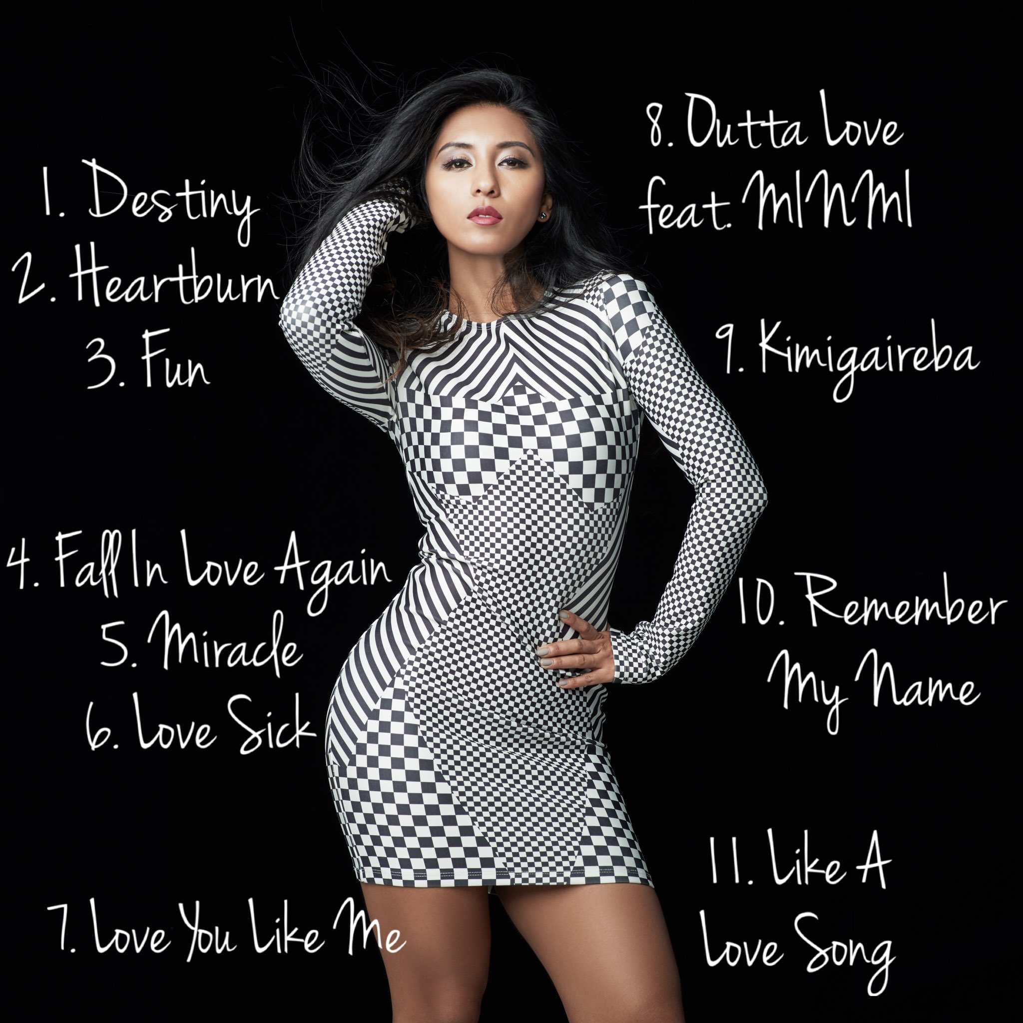 Che Nelle シェネル Excited To Announce The Tracklist For My New Album Destiny June14th Destiny リバース シェネル Staytuned Getinspired