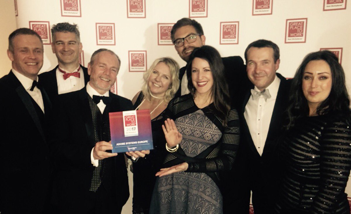 CarolinePorteou's tweet photo. @AdobeUK was once again named on @GPTW_UK's list of best workplaces: https://t.co/yxXFCmT6zB #AdobeLife https://t.co/gyGUqtc38S