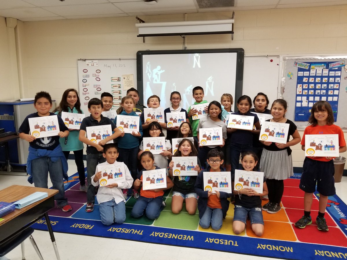 ElizabethLerma7's tweet photo. It's official, we are authors!!! @NISDEsparza we enjoyed the visit of two very important ladies!! #thirdgraderscanpublish!! Thanks @KValadez https://t.co/49y1rUxrGn