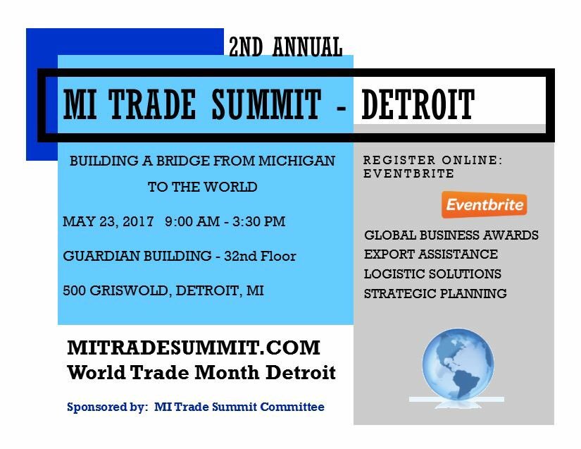 MiTradeSummit's tweet photo. Please share @retweetDetroit! https://t.co/vApZmQkpDz