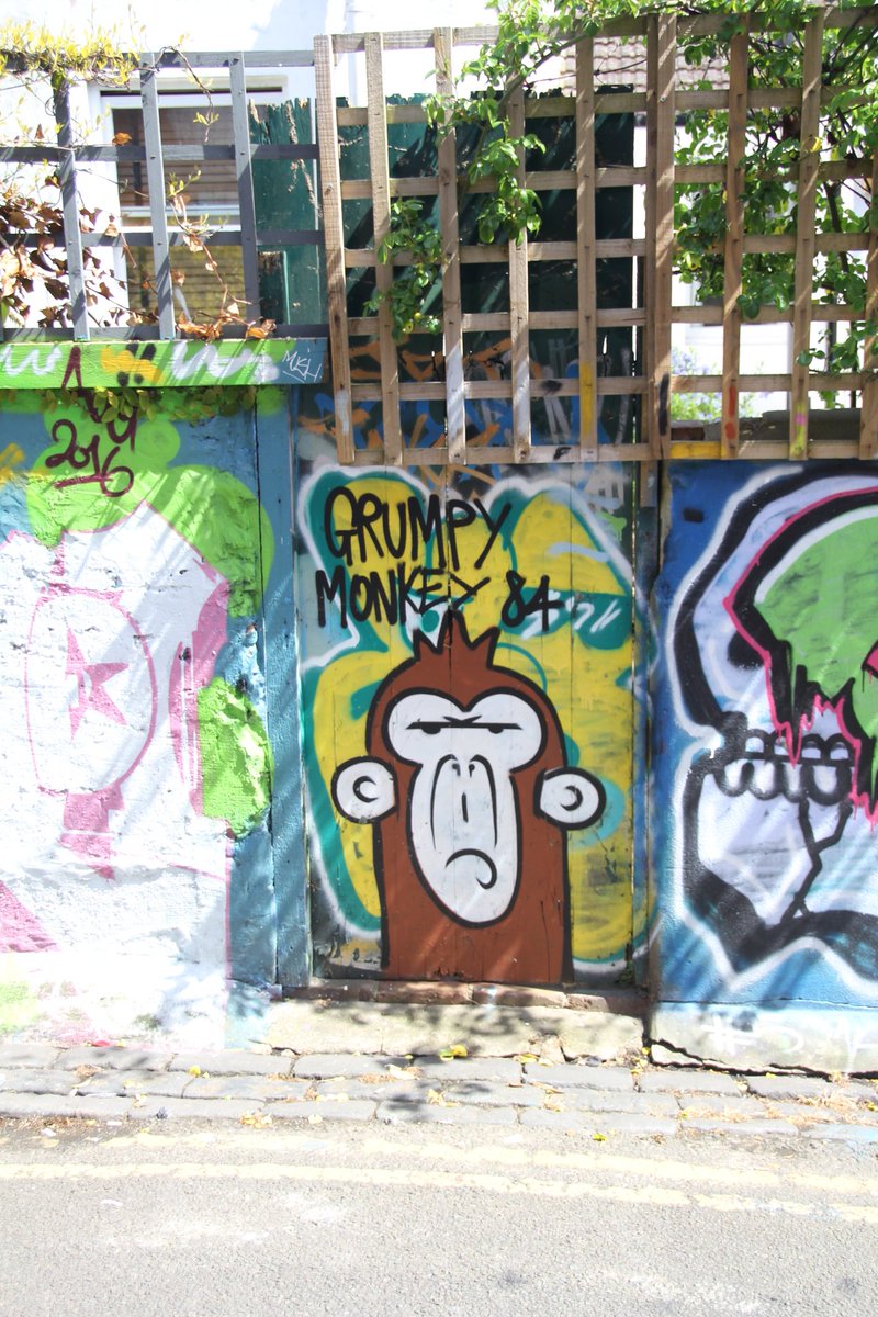 ishootstreetart's tweet image. #GrumpyMonkey  #StreetArt #Brighton 🙊