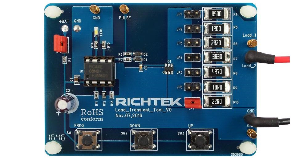 Newark_Avnet's tweet photo. Generate very fast load steps and verify pulse load behavior of voltage regulators with #Richtek Load Transient Tool https://t.co/gk2dj6tLss https://t.co/bpgcyi6Uwz