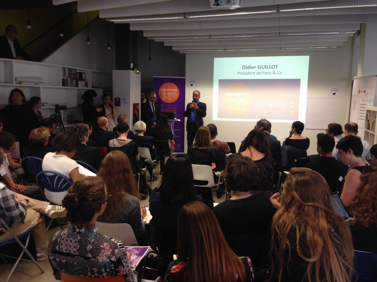 museepostal's tweet photo. Retour en images sur le lancement de l'Hackaton timbré #HACKTIMBRE https://t.co/UxkUj4zvmr