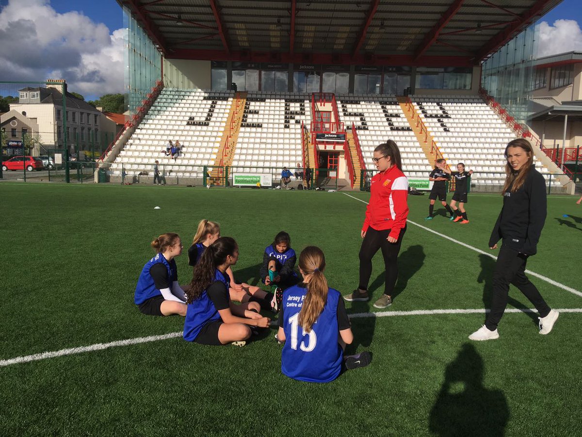 JFAGirlsPDC's tweet photo. The PDC girls participated in a festival at Springfield tonight. Part of a 5 week programme to increase playing opportunities #wecanplay https://t.co/qINsiOXdn7