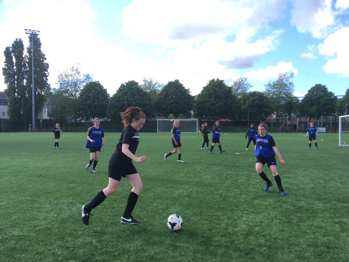 JFAGirlsPDC's tweet photo. The PDC girls participated in a festival at Springfield tonight. Part of a 5 week programme to increase playing opportunities #wecanplay https://t.co/qINsiOXdn7