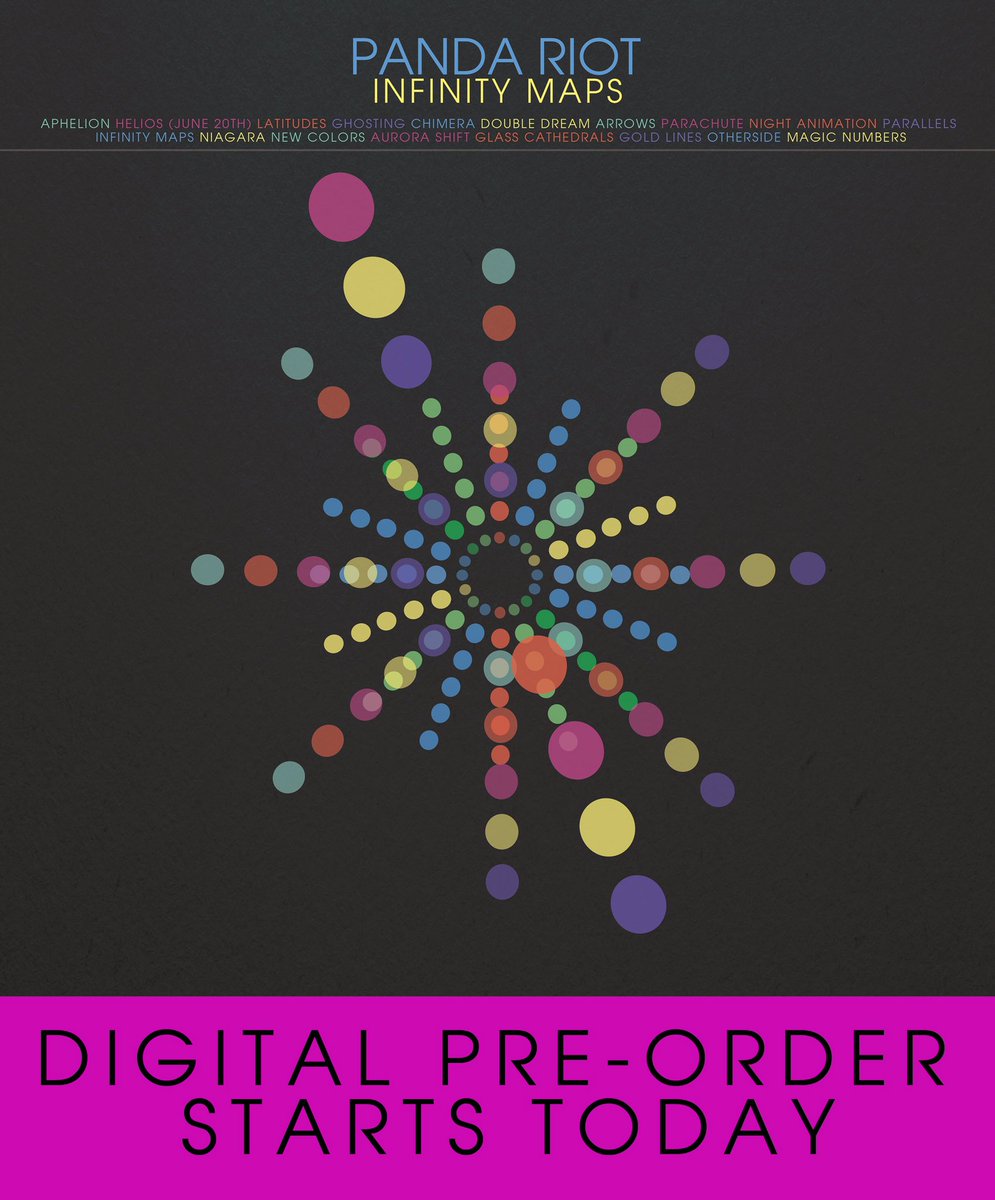 pandavspanda's tweet image. Infinity Maps digital pre-order starts today! Get 3 songs now and the rest on June 9th. 
#infinitymaps 
itunes.apple.com/album/id122118…