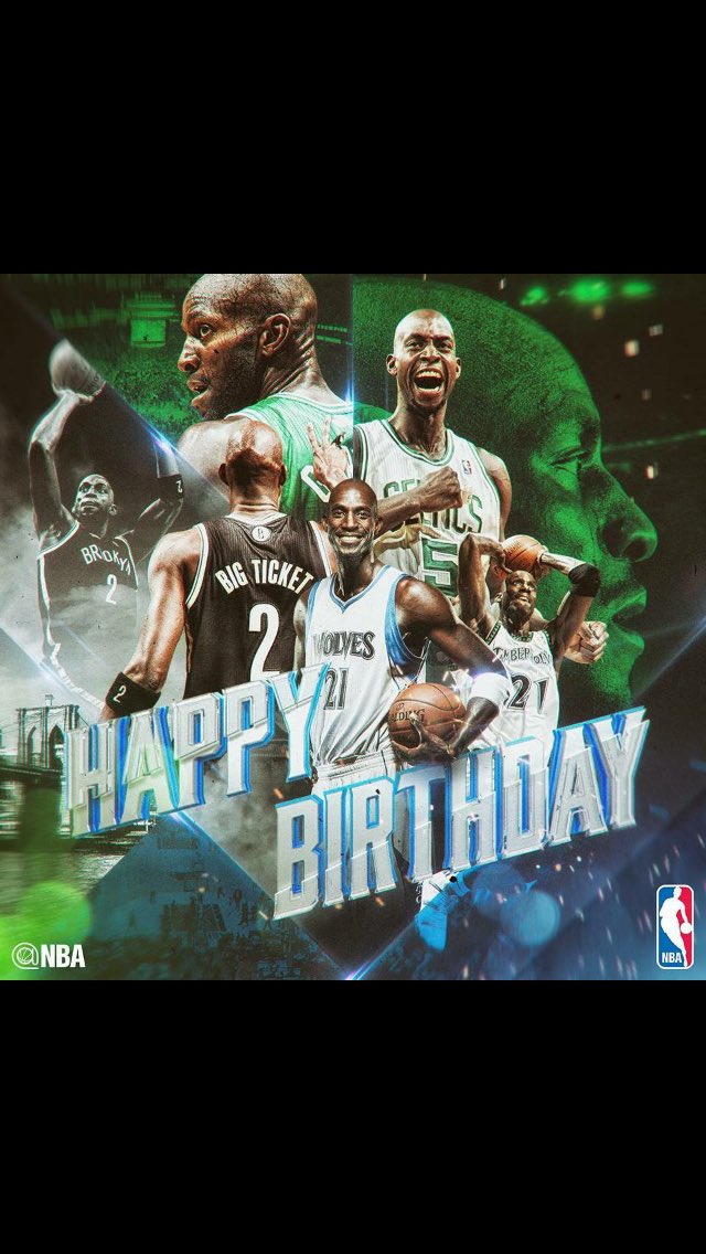 Happy 41st Birthday to \"The Big Ticket\" Kevin Garnett! 