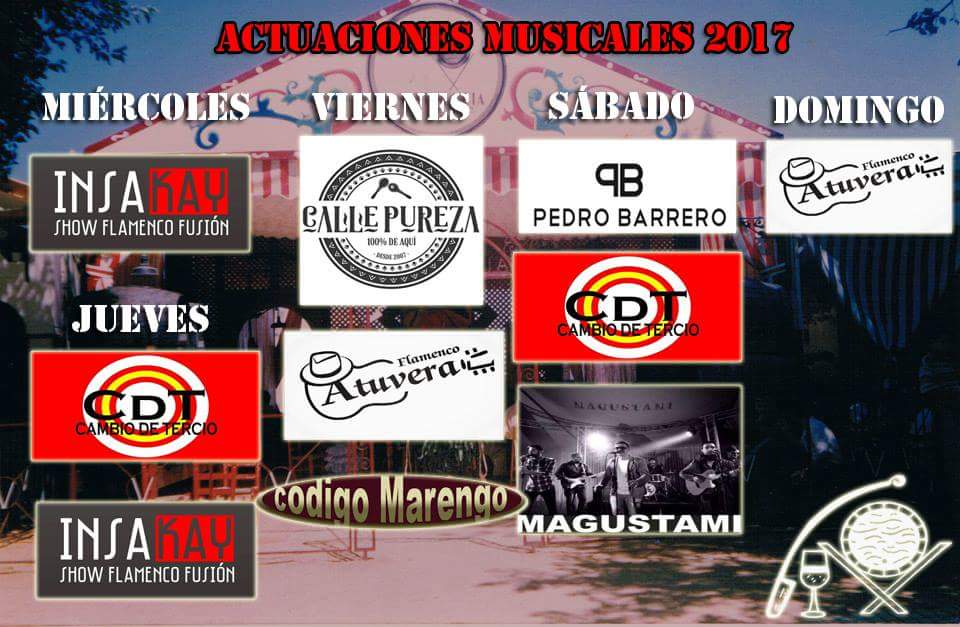 Actuaciones 2017....te lo vas a perder?? Nosotros No....os esperamos en "La Venencia"......eleeeee