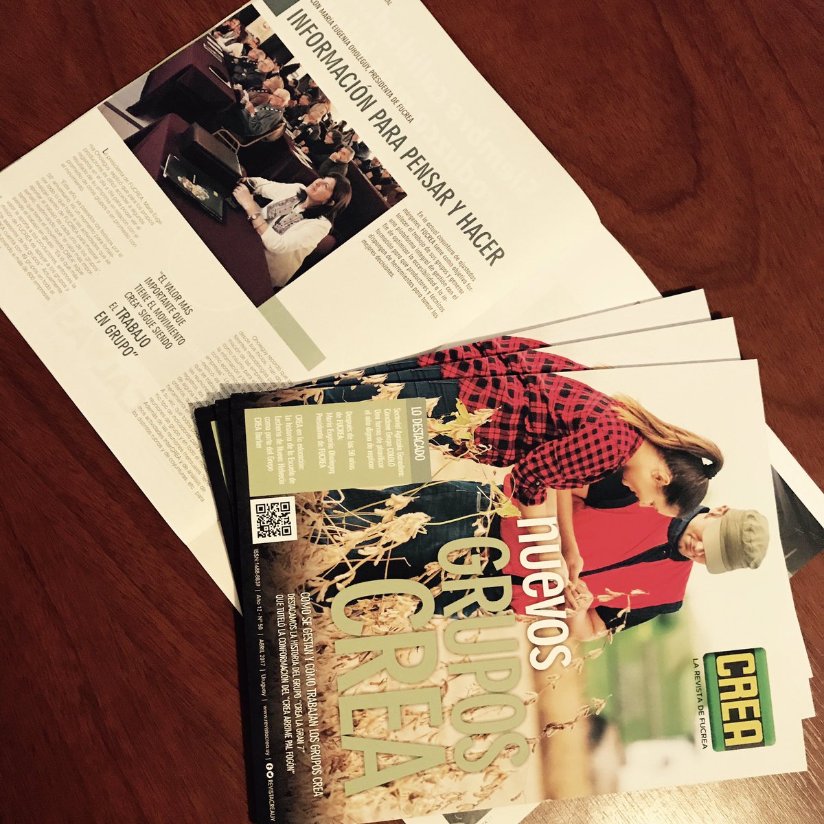 Te presentamos la renovada revista de <a href="/FUCREA/">CREA Uruguay</a> . revistacrea.uy