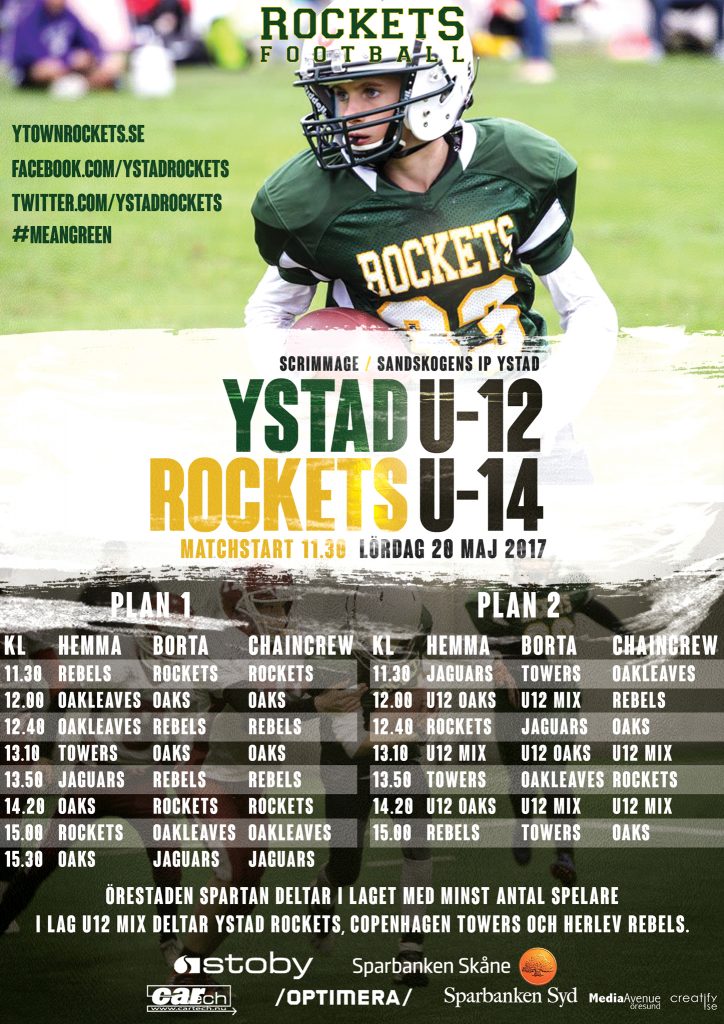 Ystad Rockets bjuder in till u-12 &amp; u-14 Scrimmage - ytownrockets.se/ystad-rockets-… ...