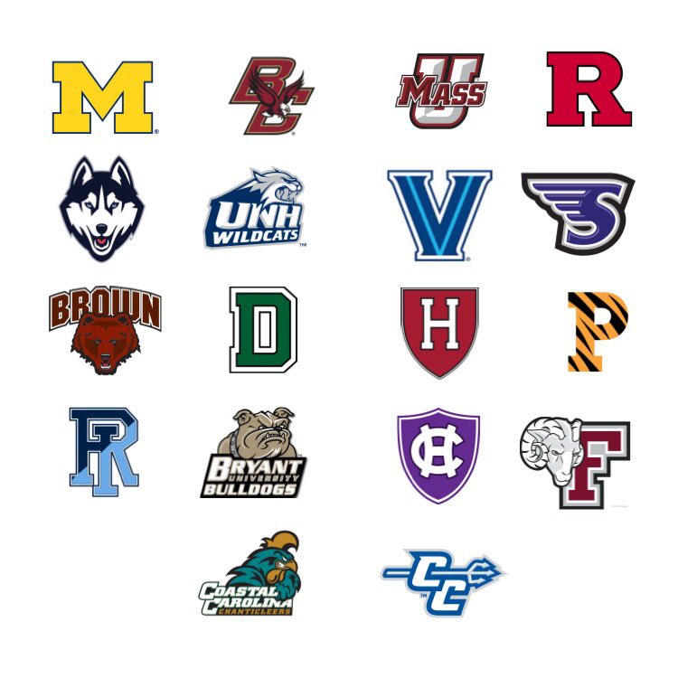 Sjfootball17's tweet photo. Exciting past month for our team, very grateful to have these schools stop by Saint John's. https://t.co/NQKG0s7klc