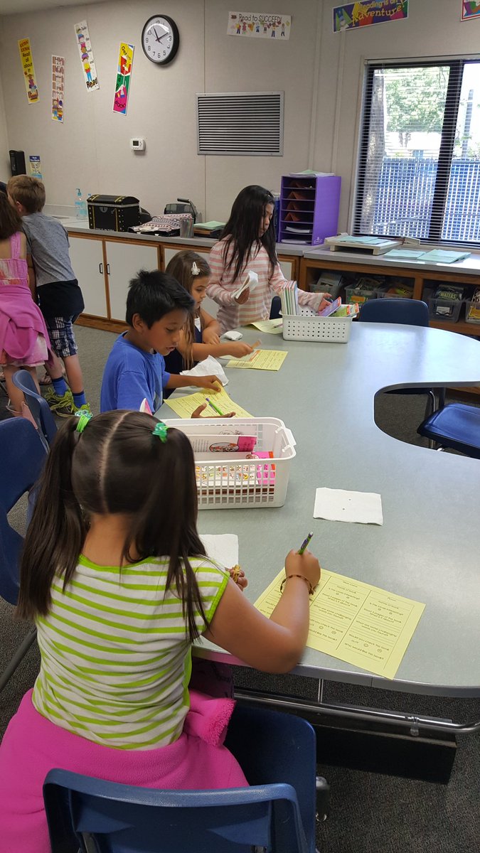 WilsonReaders's tweet photo. Reading Celebration - what a blast with Book Tasting! Thanks @MsYorksClass for the great idea! @PennyMichaelis @nkaujhlinra13 #allrams https://t.co/3hKDfXnes8