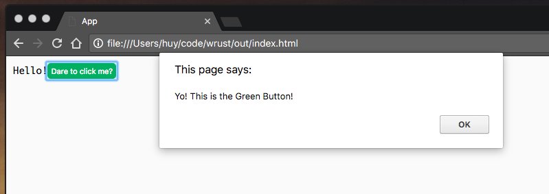 huytd189's tweet image. Now I can write component-based web apps in @rustlang. Who need @reactjs any more 😜 #rustlang #stdweb #asmjs