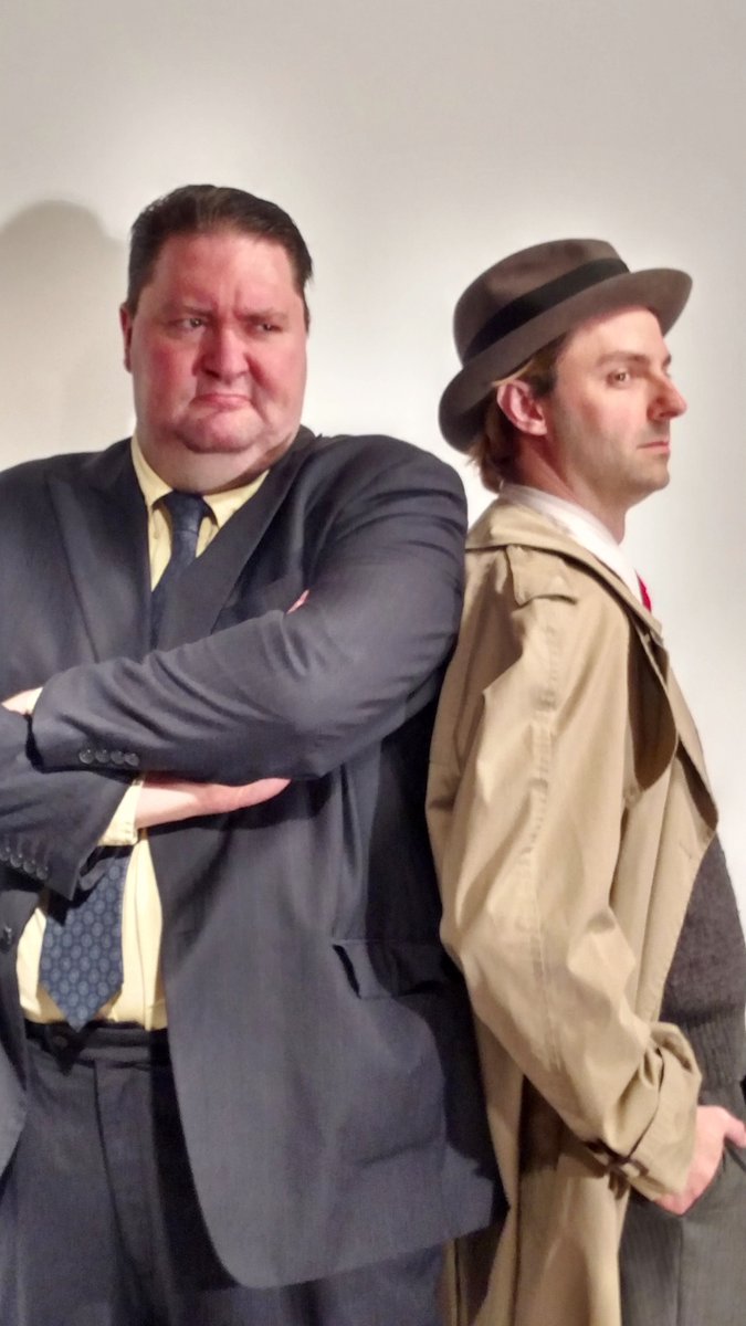 operachel's tweet photo. Sneak Peak Pics from the upcoming Nero Wolfe mystery @ParkSquare. Look for the pro shots to come! #PSTNero https://t.co/U58Vg7pnPE