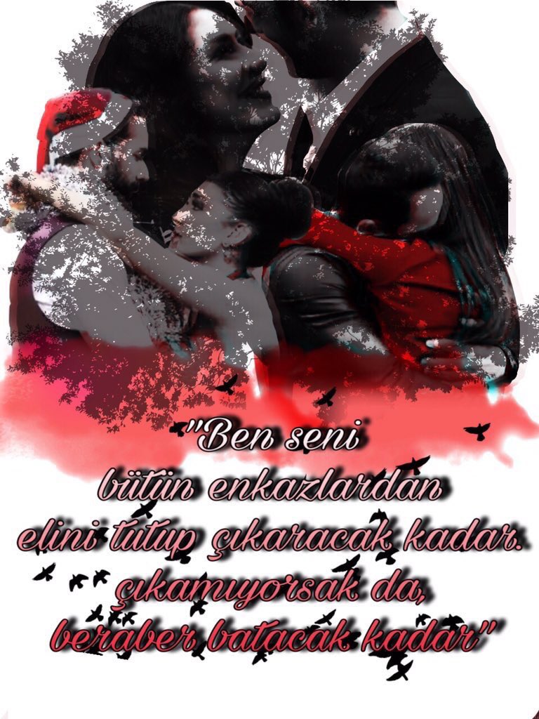"ben seni bütün enkazlardan elini tutup çıkaracak kadar.
çıkamıyorsak da, beraber batacak kadar" #KısmetseOlur #OnAy