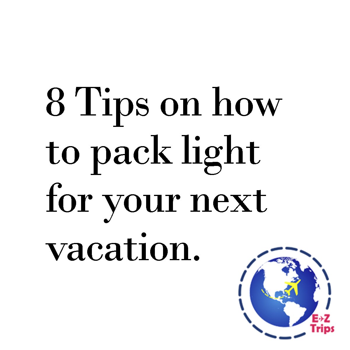 E_ZTrips's tweet image. #TipsForTravellers #PackingSmart Be smart &amp;amp; pack light. 🎒💼👜🕶️👒👙 Click here: goo.gl/zFypsf
Visit our page: e-ztrips.com