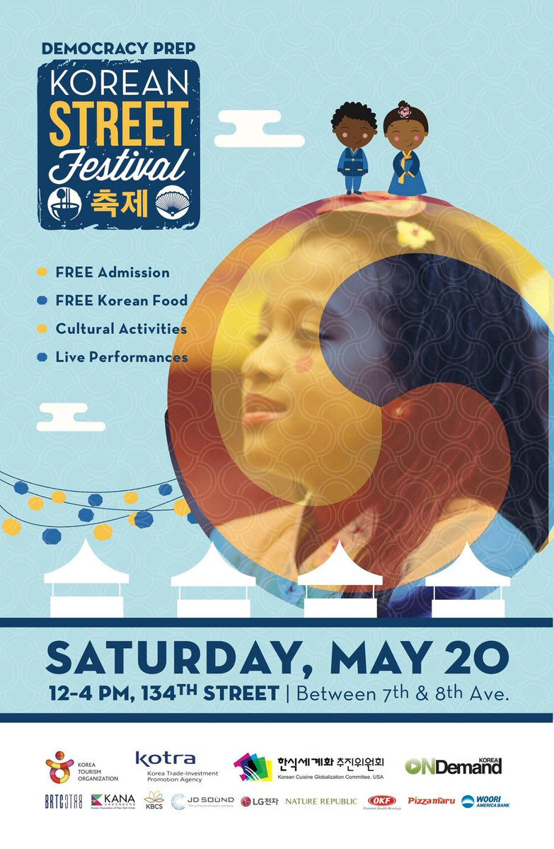 zapzee_net's tweet photo. We're proud to be sponsoring the Democracy Prep School & the Korean Street Festival in #NewYork this weekend! See you all there!
#DPKSF https://t.co/AvCpTqDOrf