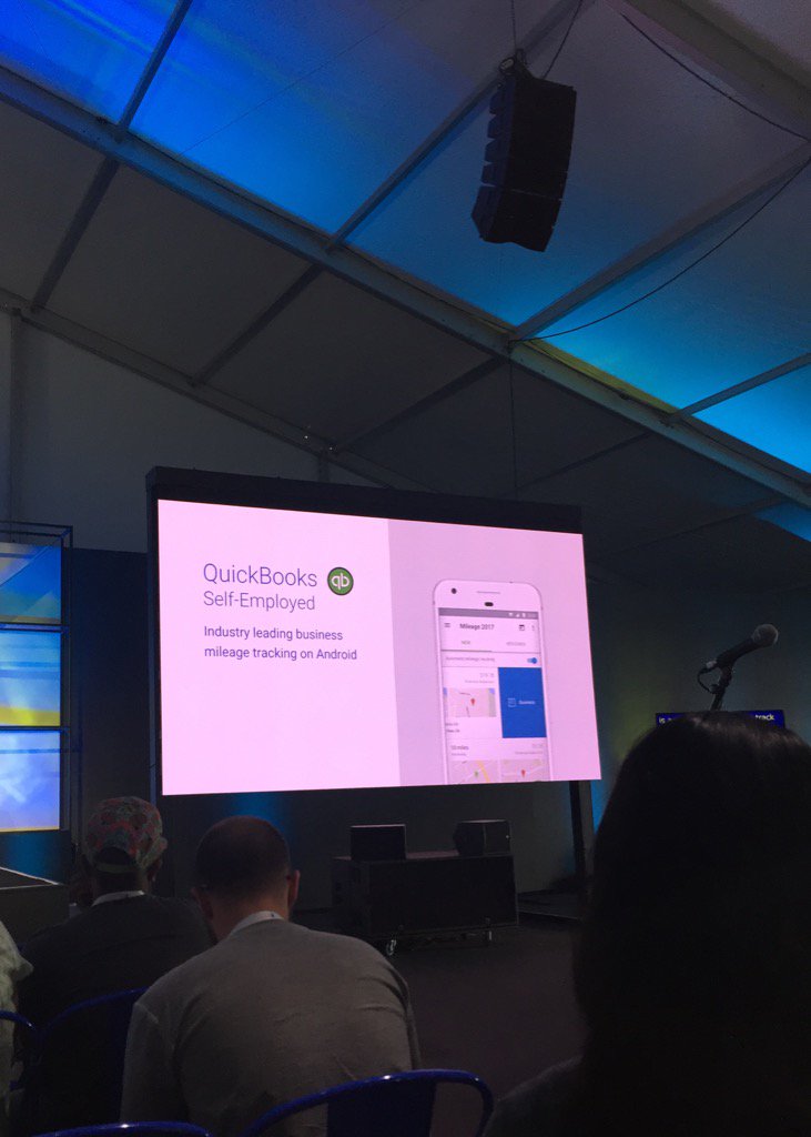 annjose's tweet image. @QuickBooks Self Employed app featured in #Googleio2017 as context aware app! Good job team @shrisha @pranayairan all
