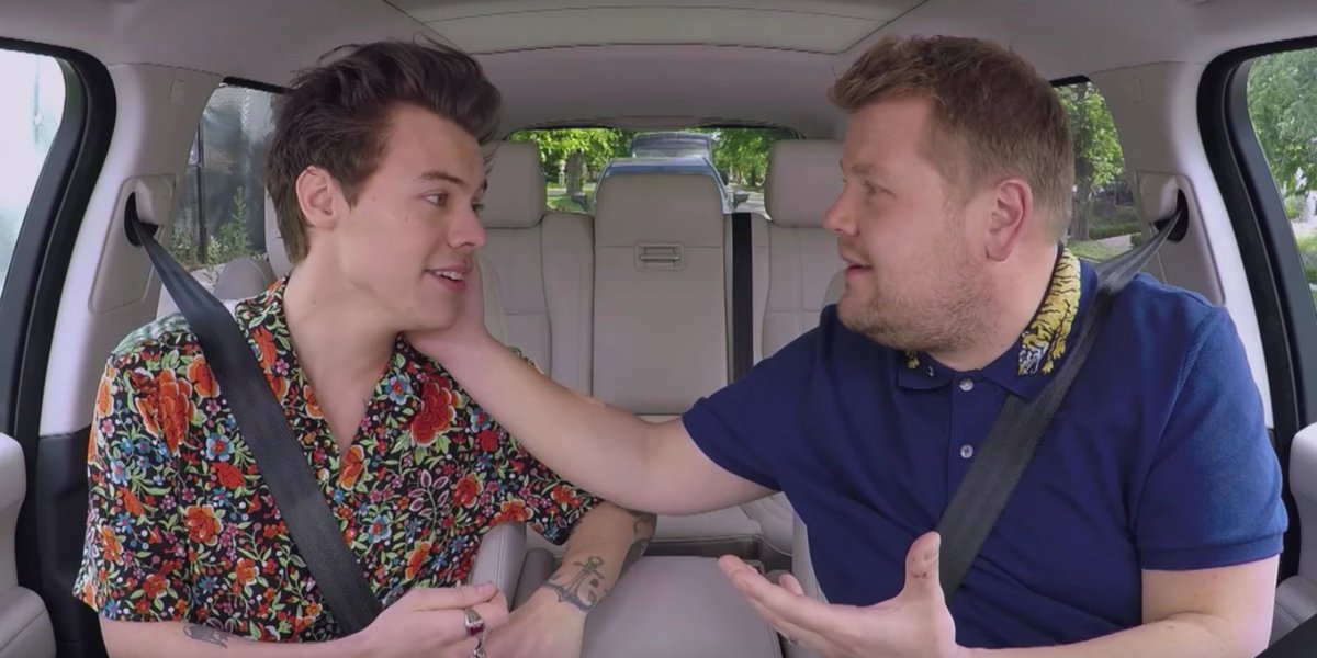 Harry Styles and James Corden doing 'Titanic' during Carpool Karaoke will make you cry laughing ellemag.co/QTy2R5c