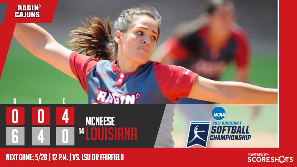 Louisiana Ragin' Cajuns® Softball tweet media