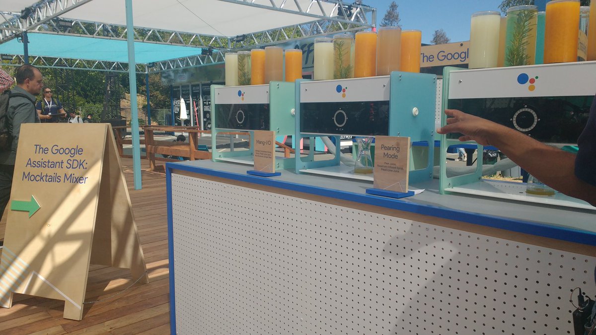 anncode's tweet photo. Jugo hecho por Google Assistant y Android Things, quieres ganar dinero sin contratar personal? 😏 #IO17 https://t.co/SHnJLvlcfm