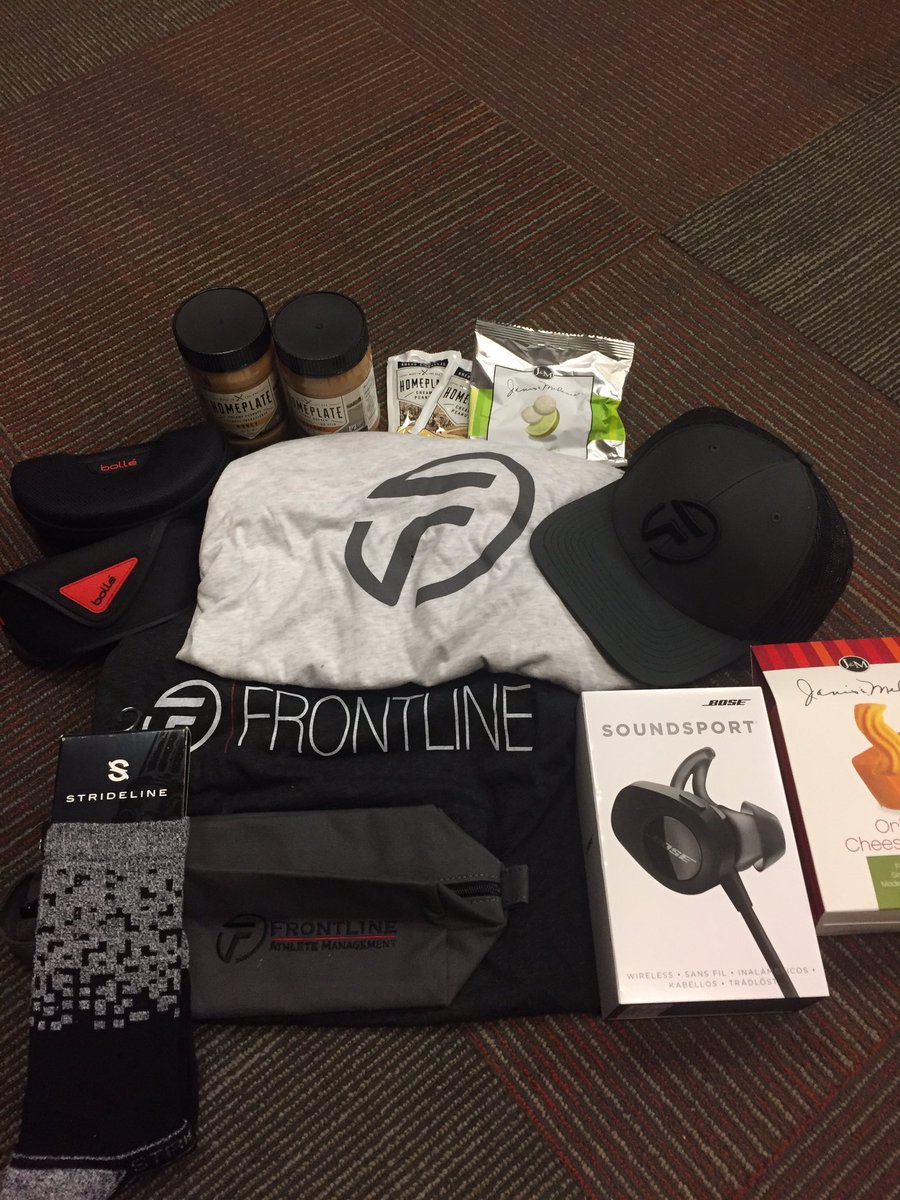 tyrogers2020's tweet photo. Huge thanks to @FrontlineAM for all the goodies! @Bose @Bolle_Eyewear @HomePlatePB @Strideline https://t.co/GwkqLzEF8U