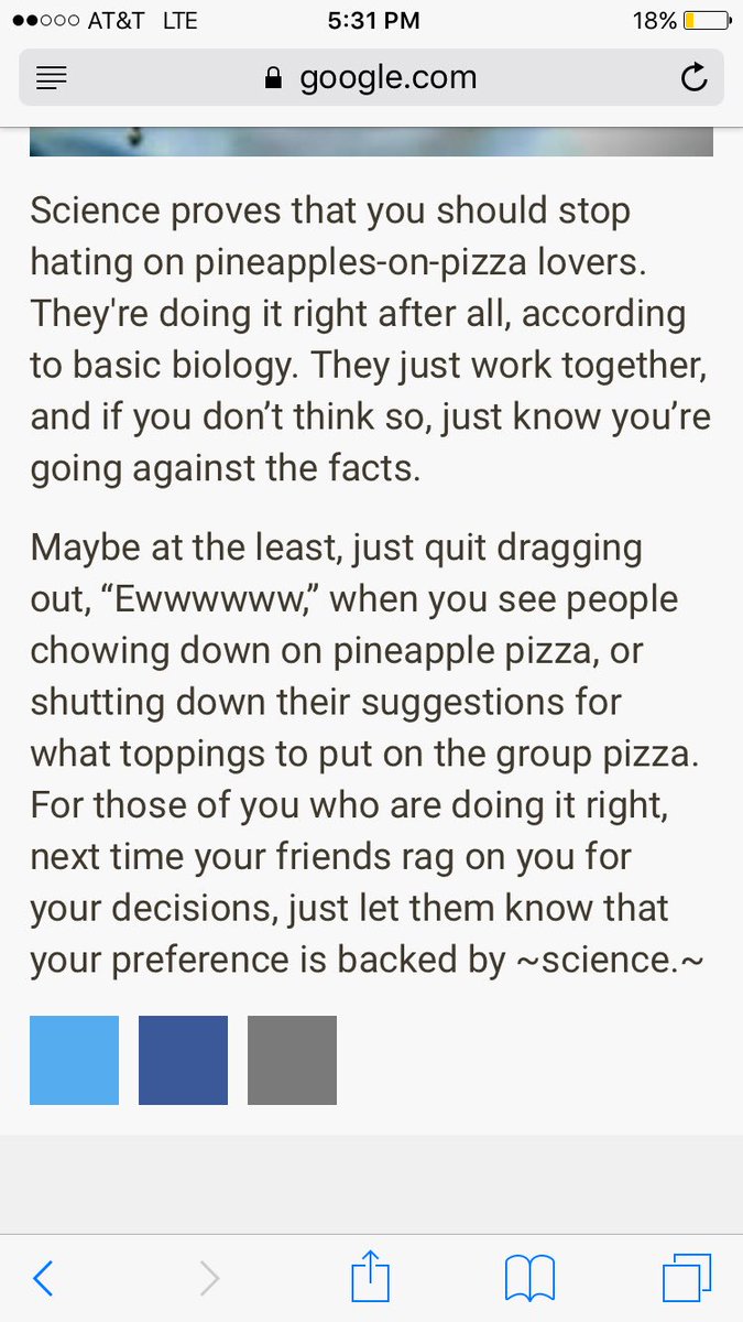 matthewdlutz's tweet photo. @GabeTheTexasBoy A little support for all my fellow Pineapple-on-Pizza supporters https://t.co/w9dmkxXUPz