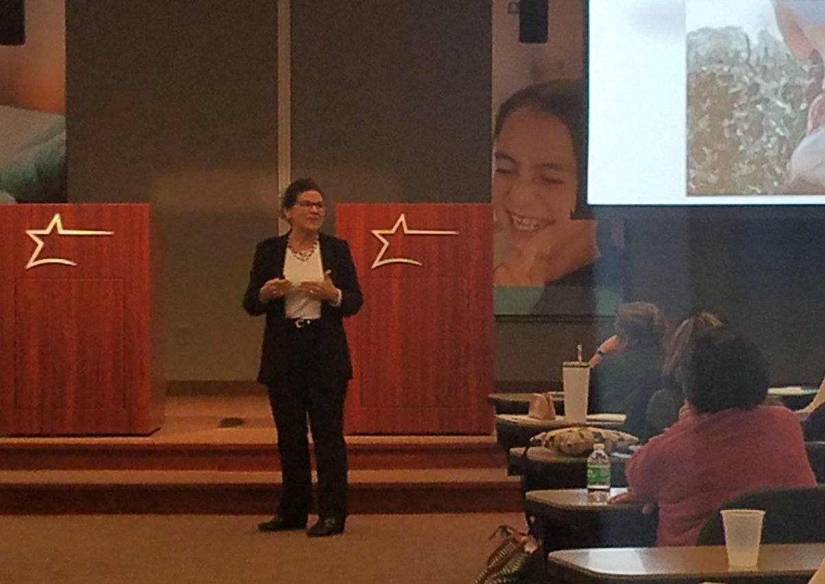 starkeyhearing's tweet photo. Chief Philanthropy Officer @TaniAustin sharing the #purpose behind our work and how leading with your heart can make an impact. https://t.co/4MIzuFpAso