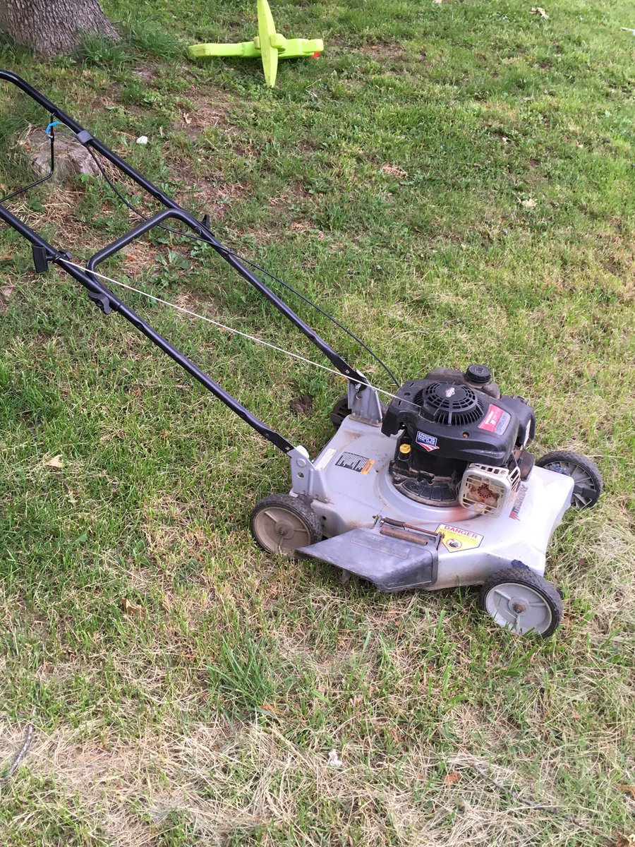 2 acres with a 20" Murray #gymmembership