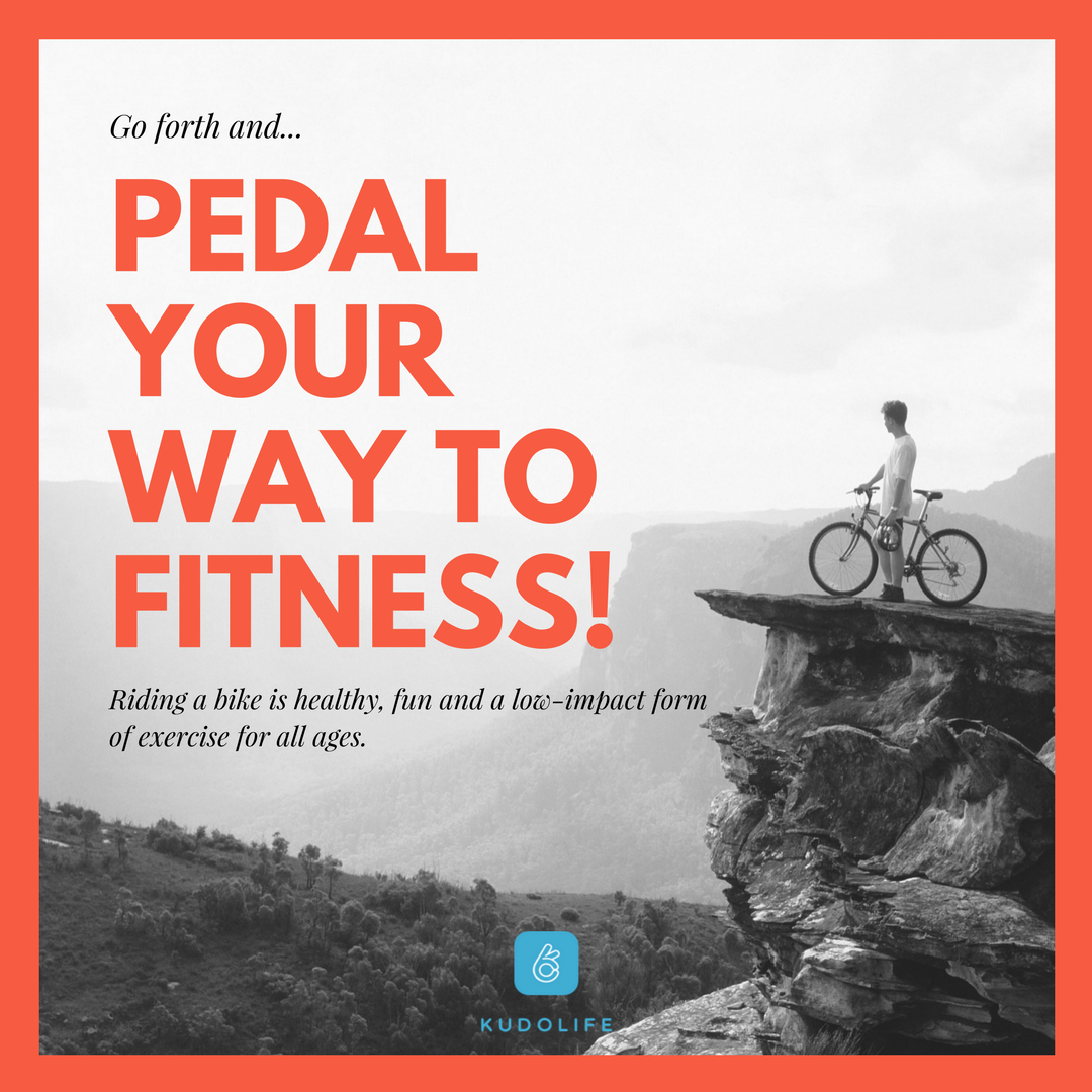 KudolifeApp's tweet photo. It only takes two to four hours a week of cycling to achieve a general improvement to your #health. #fridayfeeling #motivation #fitness https://t.co/FLtBuex4eP