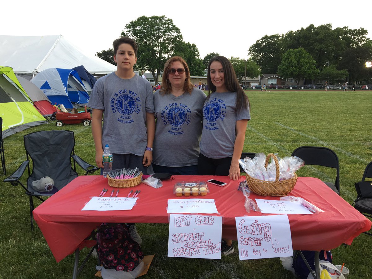 <a href="/NutleyHSKeyClub/">NHS Key Club</a> and StuCo at @NutleyRelay !