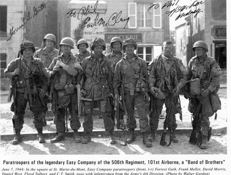 AmericasMilHist's tweet image. The Real Band of Brother from the 506th Regiment of the 101st Airborne, Easy Company