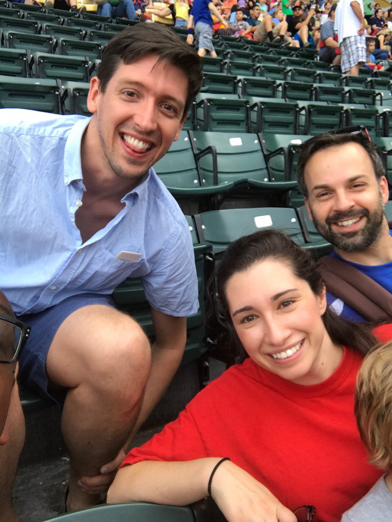 Hanging <a href="/GoSquirrels/">Richmond Flying Squirrels</a> baseball with <a href="/ChildSaversRVA/">ChildSavers</a> crew and families