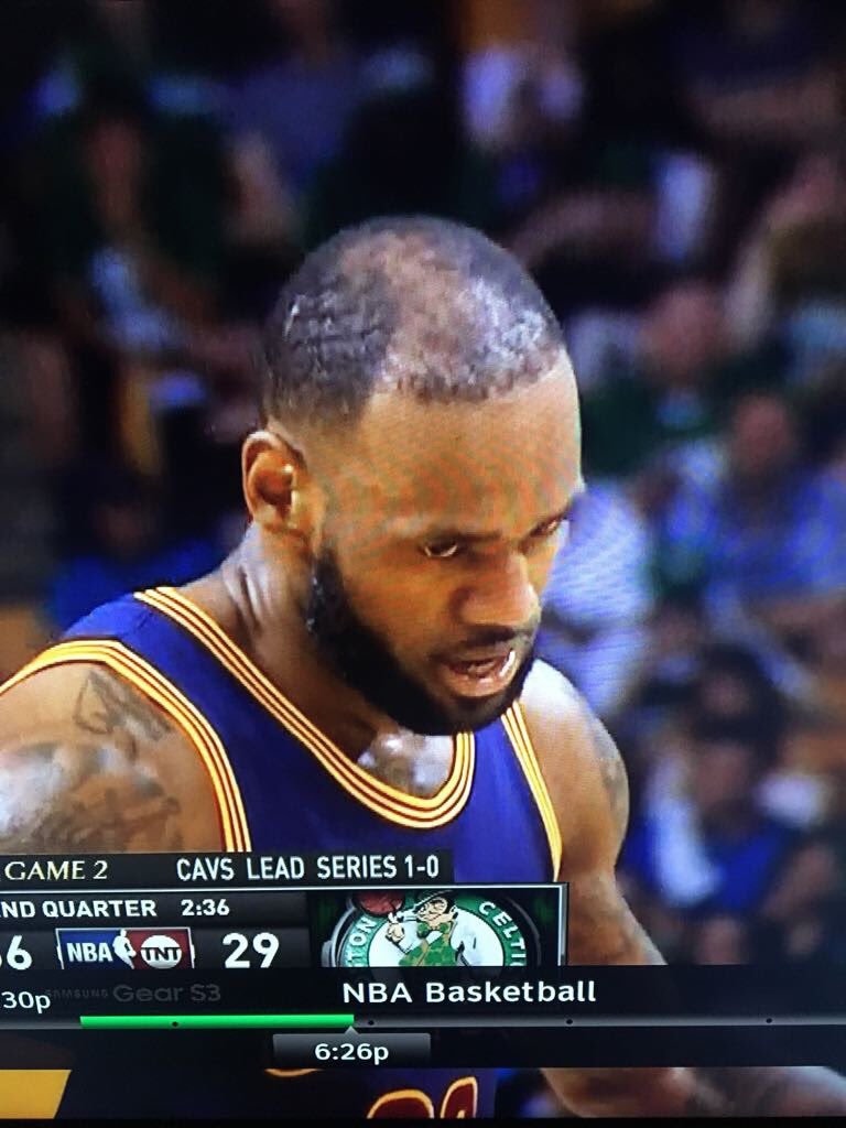 mistermorris55's tweet image. Cavs UP 41 points but hairline is LOSING by 20🙁