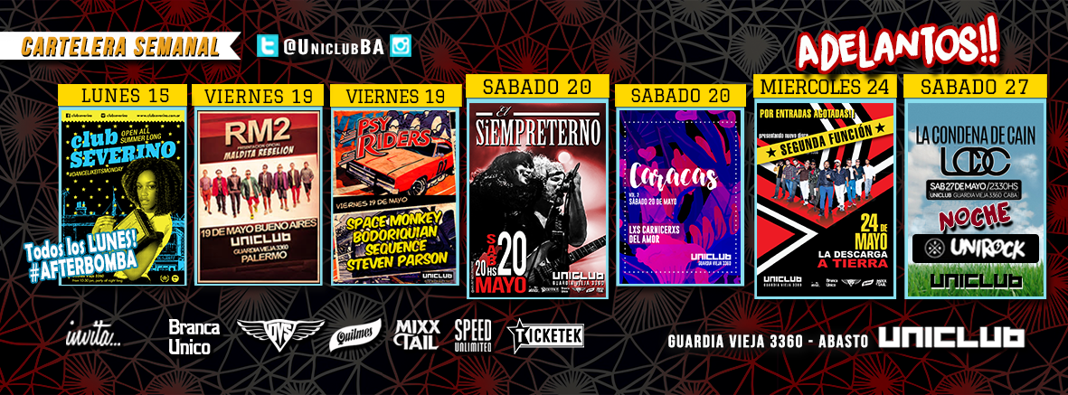 UniclubBA's tweet photo. Hoy hay #NOCHE #PsyRiders en #Uniclub!!
#SpaceMonkey #JoseBodoriquian Sequence #StevenParson
#RPCard
#PSY #Progressive #trance #psytrance https://t.co/gOJdzj0bK2