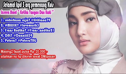 edymulyono948's tweet photo. yee sdh 10.000  slamat kpd @fivifiana79 
@lovemusik3 
@Frans_andika21
@Daaniiil59 
@PuteraTNG cc. @Fatinistic  @FatinSL  @SonyMusicID https://t.co/g7WCXFRm58