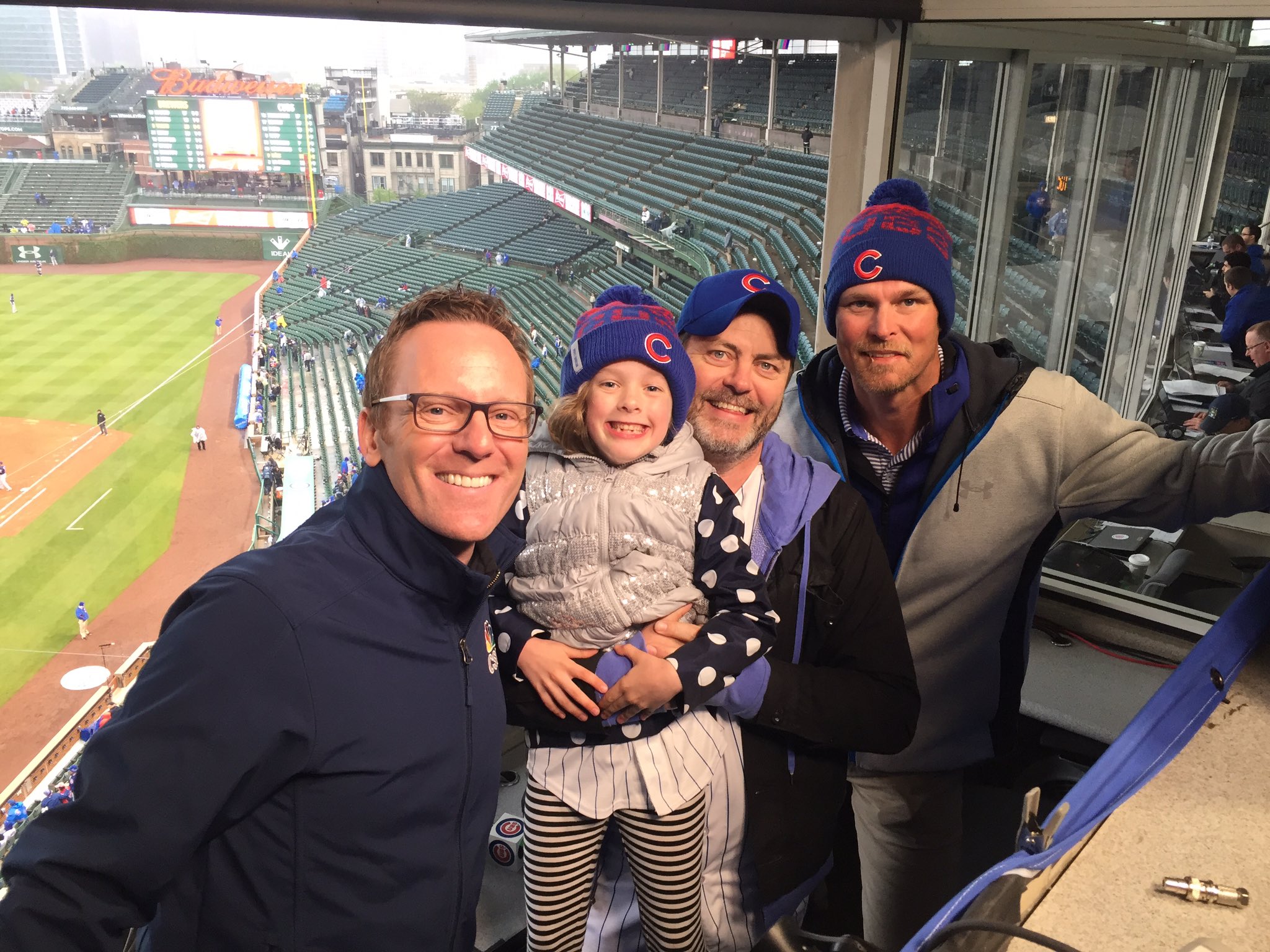 Chicago Cubs on X: When #Cubs fan @Nick_Offerman stays for the