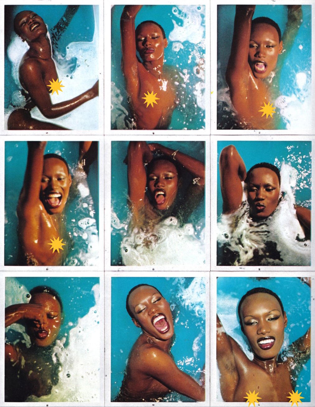 Happy Birthday Grace Jones
Photographed by Antonio Lopez - Paris, 1975 