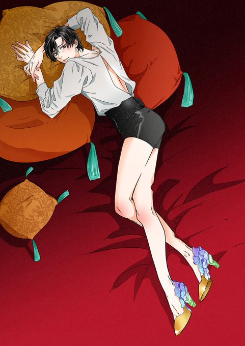 ヒール男子のtwitterイラスト検索結果 古い順
