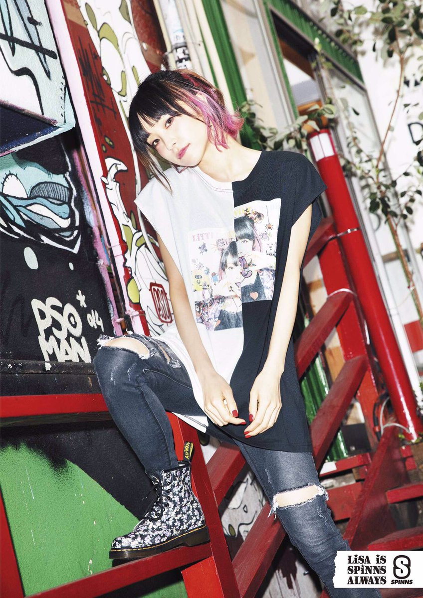 LiSA×SPINNS キャラクタービッグTシャツ ホワイト 新品 LiSA×SPINNS キャラクタービッグTシャツ ホワイト 新品 Amazon