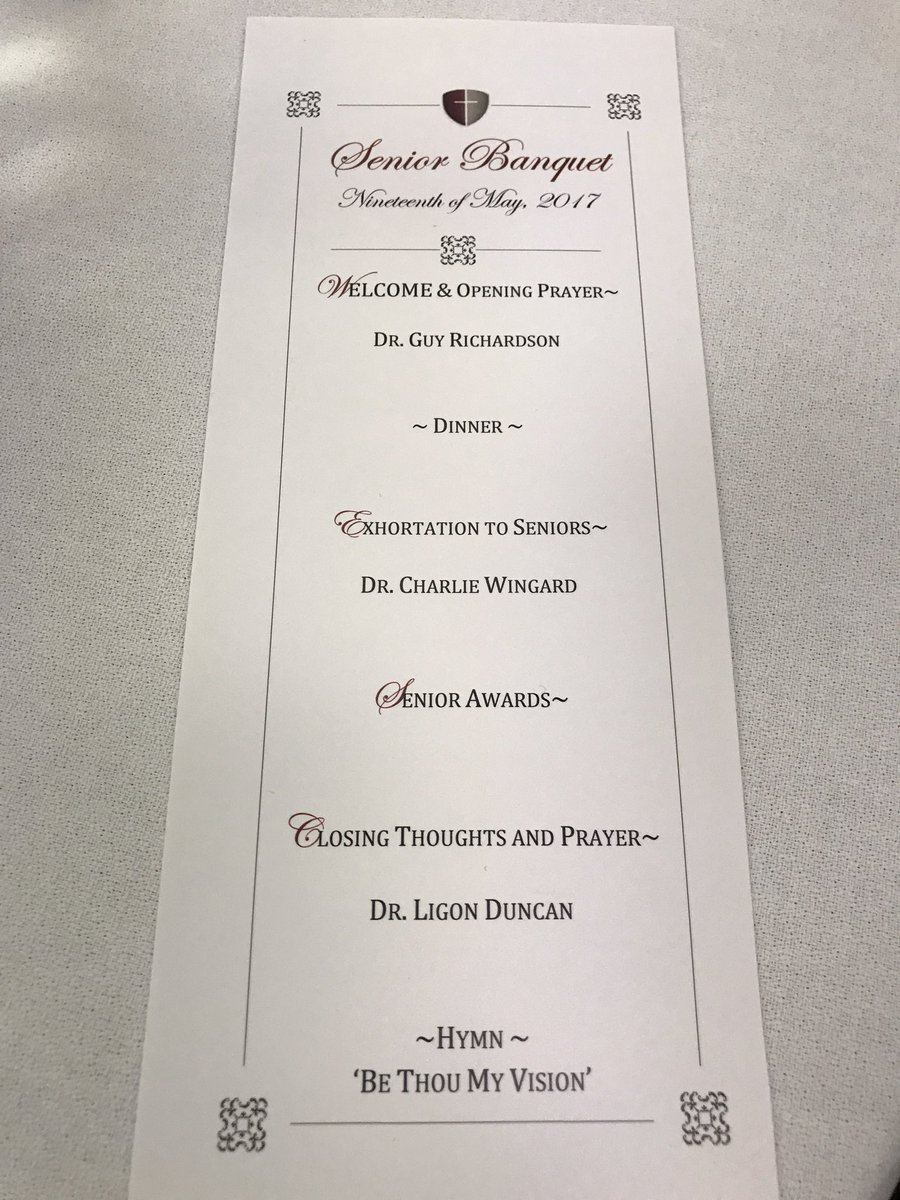LigonDuncan's tweet photo. The @RTSJackson Senior Banquet is underway. So proud of these graduates and their families! #Mind4Truth #Heart4God #Life4Ministry https://t.co/l9H1UmthTT