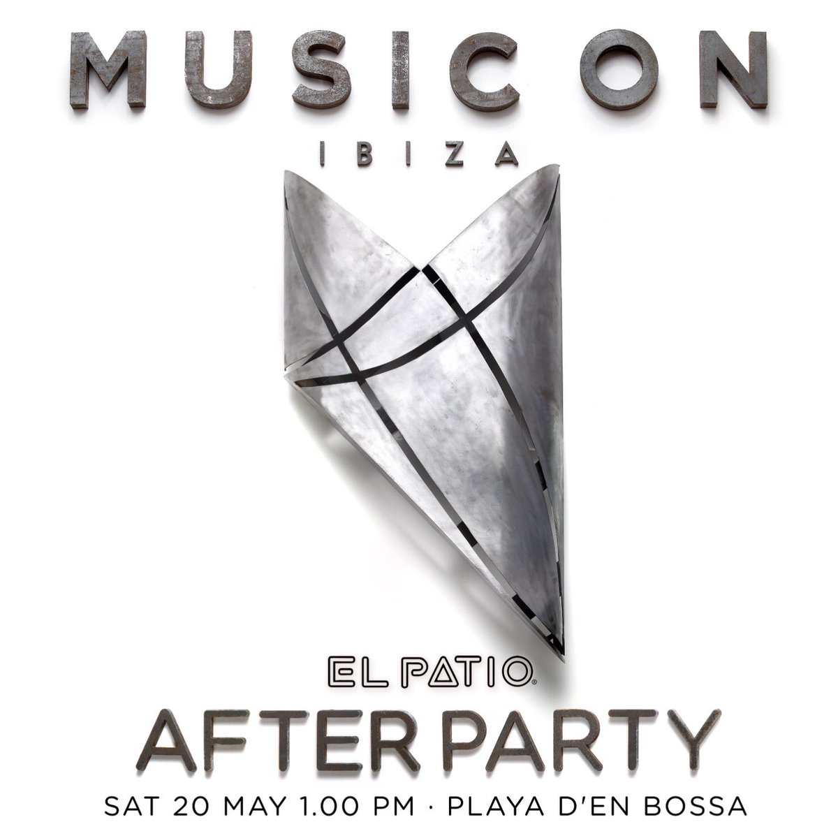 MusicOnOfficial's tweet photo. Tomorrow starting 1.00 PM at EL PATIO - Playa d'en Bossa #musiconAmnesia #musiconopening AFTER PARTY https://t.co/sCPGoBztck